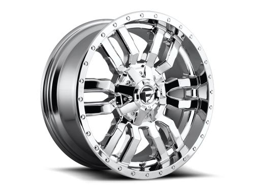 Sledge D631 - Chrome Plated - 20X9 Wheel (w/8X180mm Bolt Pattern, 5.04" Backspacing & 1mm Offset) by Fuel