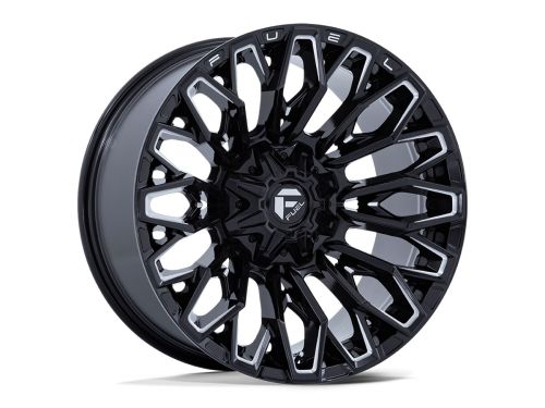 Strike Fc865 - Gloss Black Milled - 20X9 Wheel (w/5x127mm Bolt Pattern, 5.04" Backspacing & 1mm Offset) by Fuel