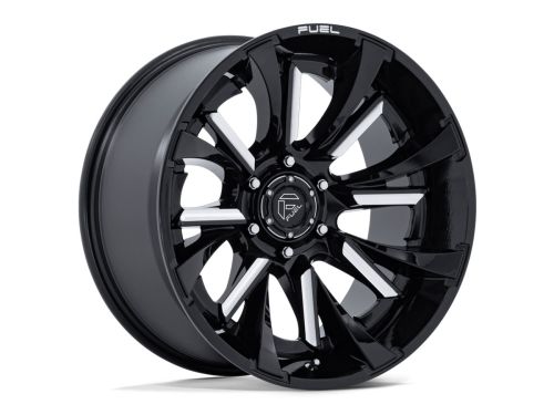 Tantrum FC895 - Gloss Black Milled - 20X10 Wheel (w/8X170mm Bolt Pattern, 4.79" Backspacing & -18mm Offset) by Fuel