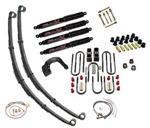 8" 1967-1972 Chevy 1/2 & 3/4 ton Pickup 4WD Budget Lift Kit by Jack-It