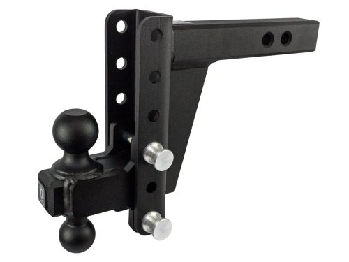 2" Heavy Duty Adjustable Ball Mount Hitch (6" Drop/Rise) by BulletProof