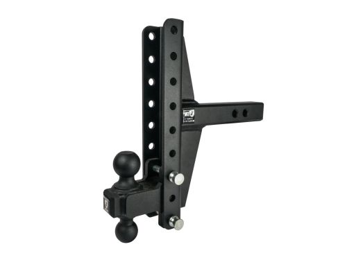 2" Heavy Duty Ball Mount Offset Hitch (6" Drop/4" Rise) by BulletProof
