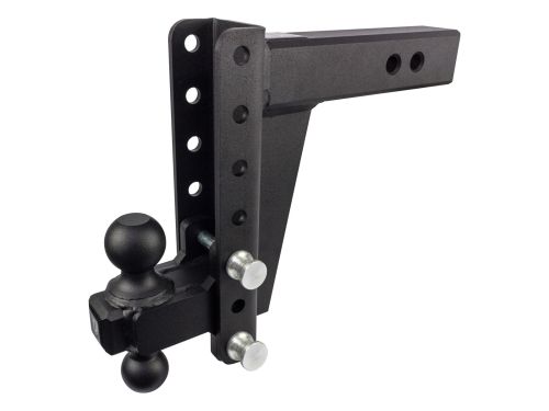 2.5" Heavy Duty Adjustable Ball Mount Hitch (8" Drop/Rise) by BulletProof