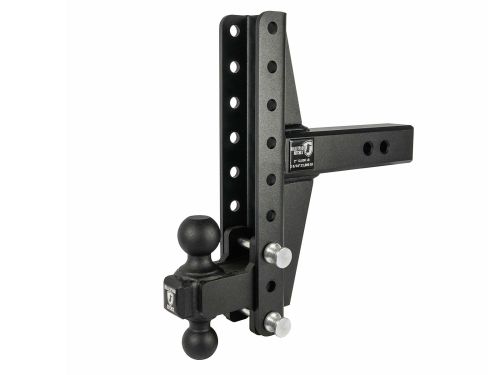 2.5" Heavy Duty Ball Mount Offset Hitch (6" Drop/4" Rise) by BulletProof