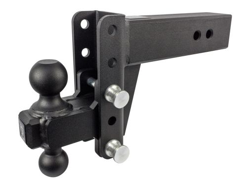 3" Heavy Duty Adjustable Ball Mount Hitch (4" Drop/Rise) by BulletProof