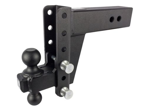 3" Heavy Duty Adjustable Ball Mount Hitch (6" Drop/Rise) by BulletProof