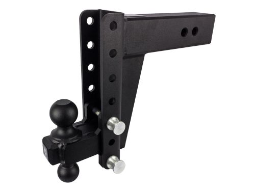 3" Heavy Duty Adjustable Ball Mount Hitch (8" Drop/Rise) by BulletProof