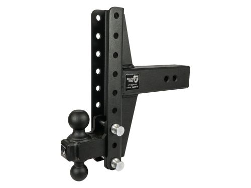 3" Heavy Duty Ball Mount Offset Hitch (6" Drop/4" Rise) by BulletProof