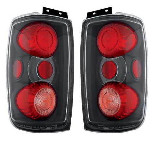 Expedition 1997-2002 Ford Bermuda Black Tail Lights - IPC CWT-CE501ECB