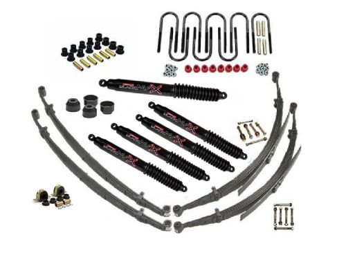 2.5" 1988-1991 Chevy Suburban 1/2 ton 4WD Premium Lift Kit w/ 52" Rr Leaf Springs by Jack-It