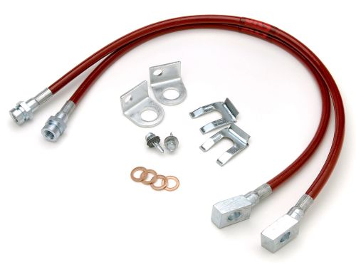 Wrangler YJ 1987-1995 Jeep 4wd (w/ 4"-6" Lift) - Front HD Extended Brake Lines (pair) by JKS