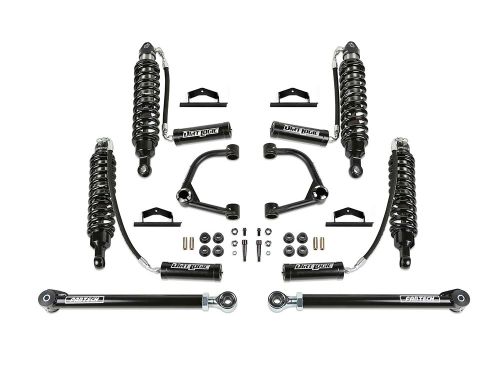 4" 2021-2026 Ford Bronco 4-door 4wd (w/o factory Bilstein shocks) Upper Control Arm Lift Kit (w/Dirt Logic 2.5 Coilovers) by Fabtech