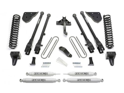 4" 2023-2026 Ford F250 / F350 4WD (w/Diesel engine) 4-Link Lift Kit by Fabtech