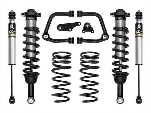 1.25-3" 2024-2026 Toyota Tacoma 4wd Coilover Lift Kit (w/Tubular Upper Control Arms & .5" Rear Coil Springs) by ICON Vehicle Dynamics - Stage 2