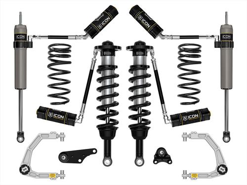 1.25-3" 2024-2026 Toyota Tacoma 4wd Coilover Lift Kit (w/Billet Upper Control Arms & .5" Rear Coil Springs) by ICON Vehicle Dynamics - Stage 4