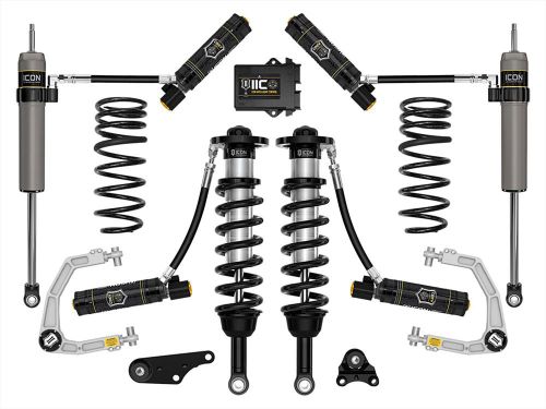1.25-3" 2024-2026 Toyota Tacoma 4wd Coilover Lift Kit (w/Billet Upper Control Arms & .5" Rear Coil Springs) by ICON Vehicle Dynamics - Stage 6