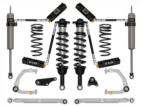 1.25-3" 2024-2026 Toyota Tacoma 4wd Coilover Lift Kit (w/Billet Upper Control Arms & .5" Rear Coil Springs) by ICON Vehicle Dynamics - Stage 8