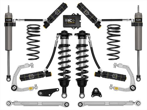 1.25-3" 2024-2026 Toyota Tacoma 4wd Coilover Lift Kit (w/Billet Upper Control Arms & .5" Rear Coil Springs) by ICON Vehicle Dynamics - Stage 10