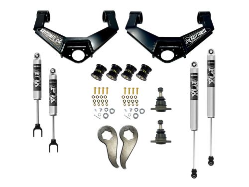 2" 2020-2026 Chevy Silverado 2500HD / 3500HD - Stage 3 Leveling Kit (with Fox 2.0 Shocks) by Kryptonite