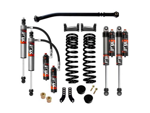 2.5" 2017-2022 Ford F250 / F350 Super Duty (w/diesel engine) - Stage 2 Leveling Kit (with Fox 2.5 Performance Elite Shocks) by Kryptonite