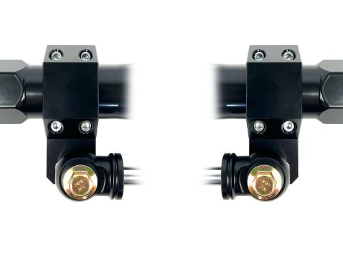 F250 / F350 2005-2025 Ford 4WD - Death Grip Dual Steering Stabilizer Adapter Kit by Kryptonite