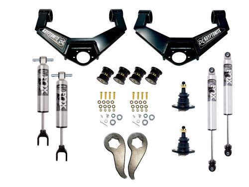 2" 2011-2019 GMC Sierra 2500HD / 3500HD - Stage 4 Leveling Kit (with Fox 2.5 HTO Shocks) by Kryptonite