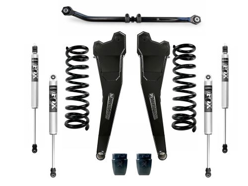 2.5" 2013-2026 Dodge Ram 3500 4WD - Stage 3 Leveling Kit (with Fox 2.0 Shocks) by Kryptonite