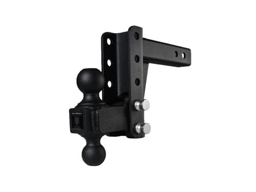 2" Medium Duty Ball Mount Hitch (4" Drop/Rise) by BulletProof