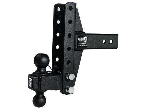 2.5" Medium Duty Ball Mount Offset Hitch (6" Drop/4" Rise) by BulletProof