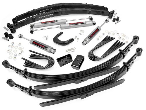 4" 1977-1991 Chevy Blazer 4WD Lift Kit w/ 52" Rr Springs by Rough Country