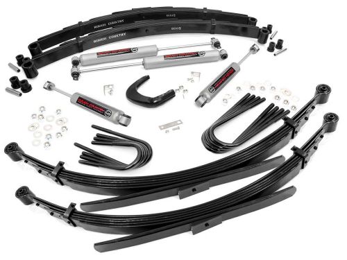 4" 1988-1991 Chevy Suburban 3/4 ton 4WD Lift Kit (w/ 52" Rr Springs) by Rough Country
