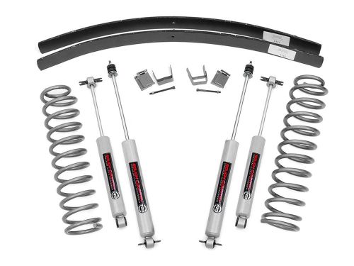 3" 1984-2001 Jeep Cherokee XJ 4WD Lift Kit by Rough Country (w/rear add-a-leafs)