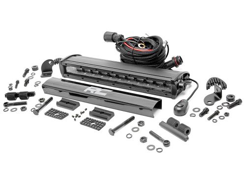 12" Cree LED Light Bar - (Single Row | Black Series) by Rough Country