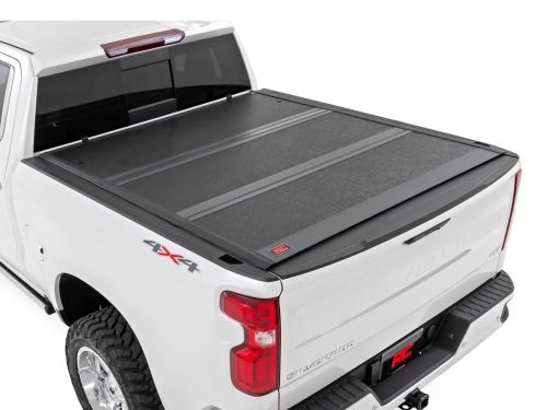 2019-2026 Chevy Silverado 1500 Hard Low Profile Tonneau Cover by Rough Country