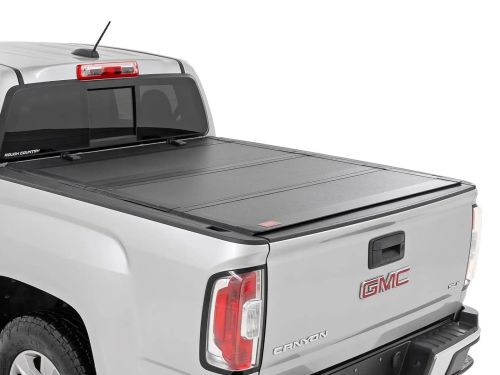 2015-2026 Chevy Colorado Hard Tri-Fold Flip Up Tonneau Cover by Rough Country
