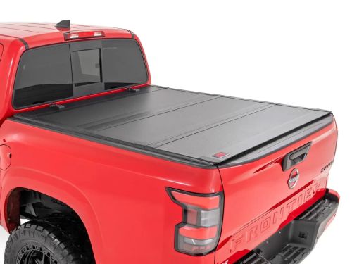 2022-2026 Nissan Frontier (w/5' bed) Hard Tri-Fold Flip Up Tonneau Cover by Rough Country