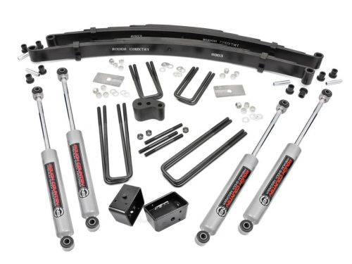 4" 1977-1993 Dodge W250 Pickup (w/Dana 44) 4WD Lift Kit by Rough Country