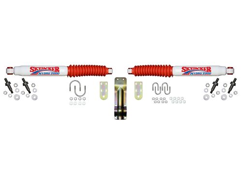 F250/F350 1959-1979 Ford (w/ 3+" Lift) 4WD 7000 Series Dual Steering Stabilizer Kit by Skyjacker