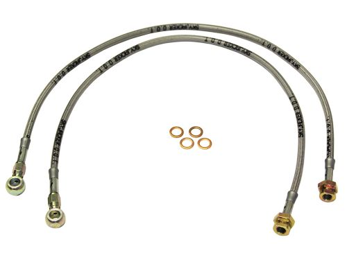 3/4 & 1 ton Pickup 1979-1987 Chevy 4wd (w/ 6-8" Lift) - Front Brake Lines by Skyjacker