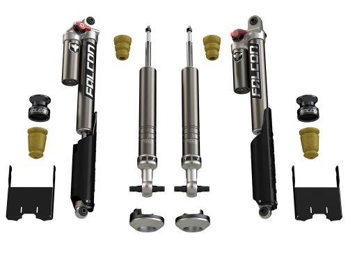 F150 2015-2026 Ford 4WD - Falcon Sport Tow/Haul Leveling Shock Kit (0 to 2.25" Front Lift)
