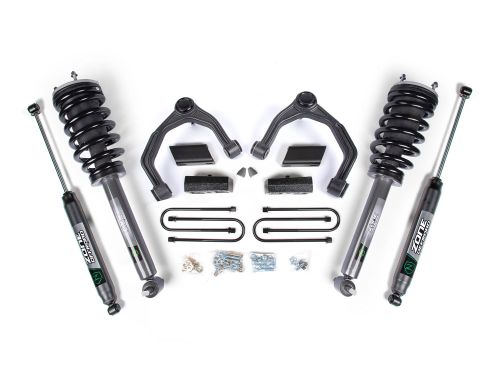 3.5" 2025-2026 Chevy Silverado 1500 4WD Lift Kit (w/Loaded Front Struts & Rear Shocks) by Zone