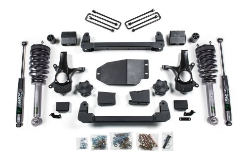 4.5" 2007-2013 Chevy Silverado 1500 4WD Lift Kit (w/Loaded Front Struts & Rear Shocks) by Zone