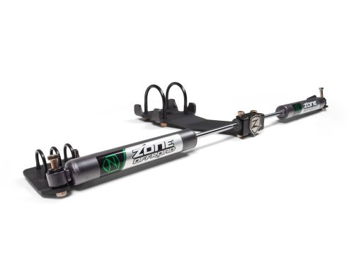 Ram 2500 2008-2013 Dodge 4WD (w/4"+ of Lift) - Zone Nitro Shock Dual Steering Stabilizer by Zone Off-Road