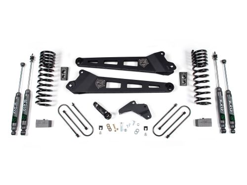 4" 2025-2027 Ram 3500 4WD (w/Diesel Engine) Lift Kit (w/Radius Arms) by Zone
