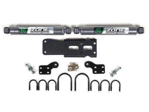 Wrangler JK 2007-2018 Jeep 4WD Dual Steering Stabilizer Kit by Zone
