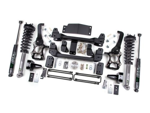 4" 2014 Ford F150 4WD Lift Kit (w/Loaded Front Struts & Rear Shocks) by Zone