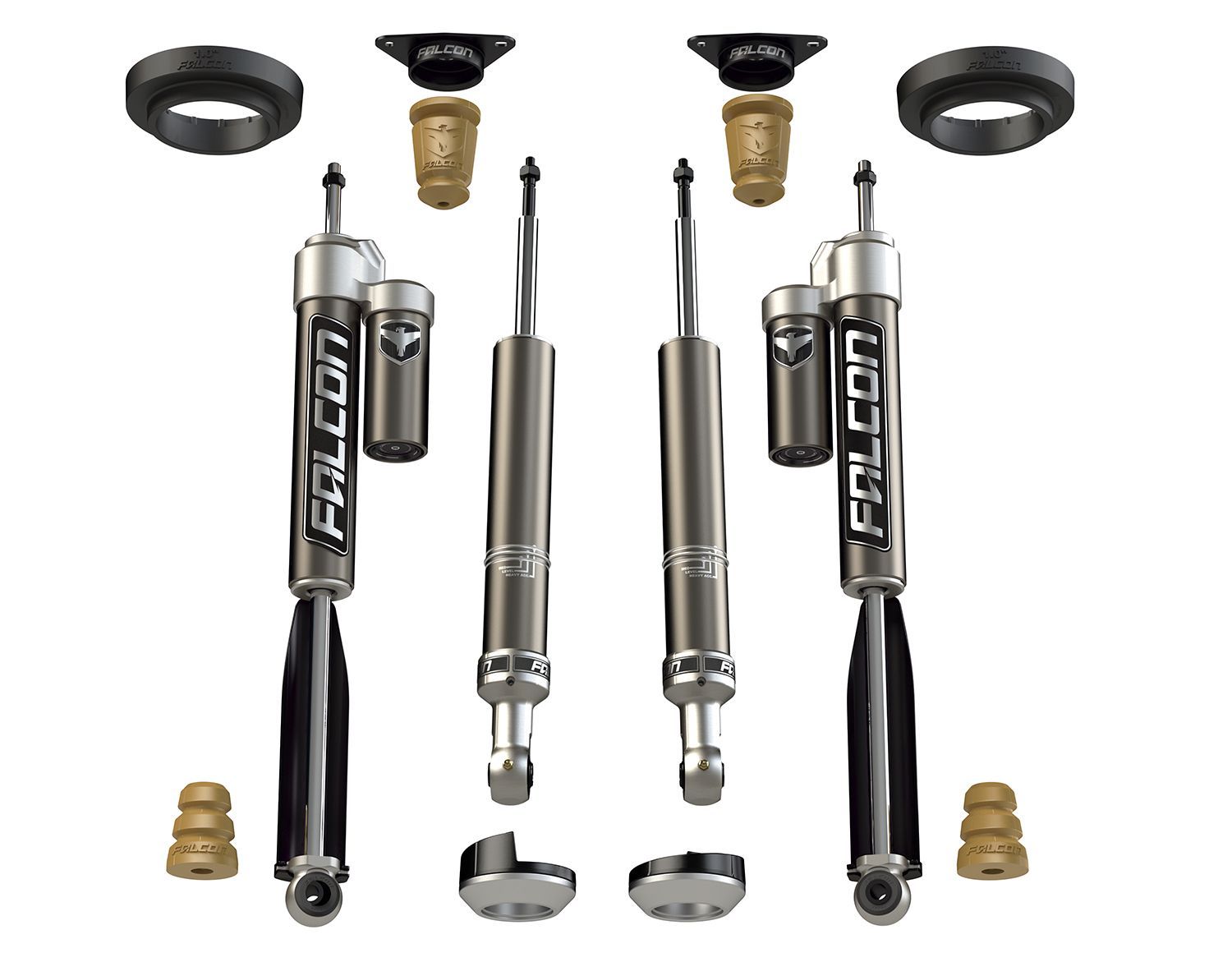 4Runner 2010-2023 Toyota 4WD - Falcon Sport Shock & Spacer Lift Kit (0" to 2" Lift)
