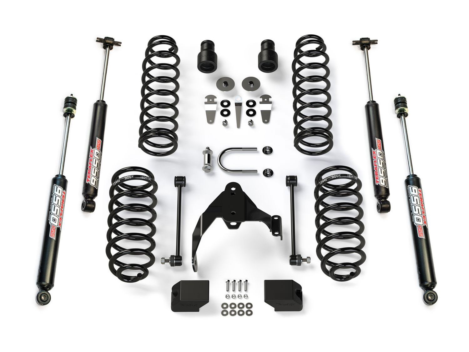 2.5" 2007-2018 Jeep Wrangler JK 4WD (4 door) Coil Spring base Lift Kit by Teraflex