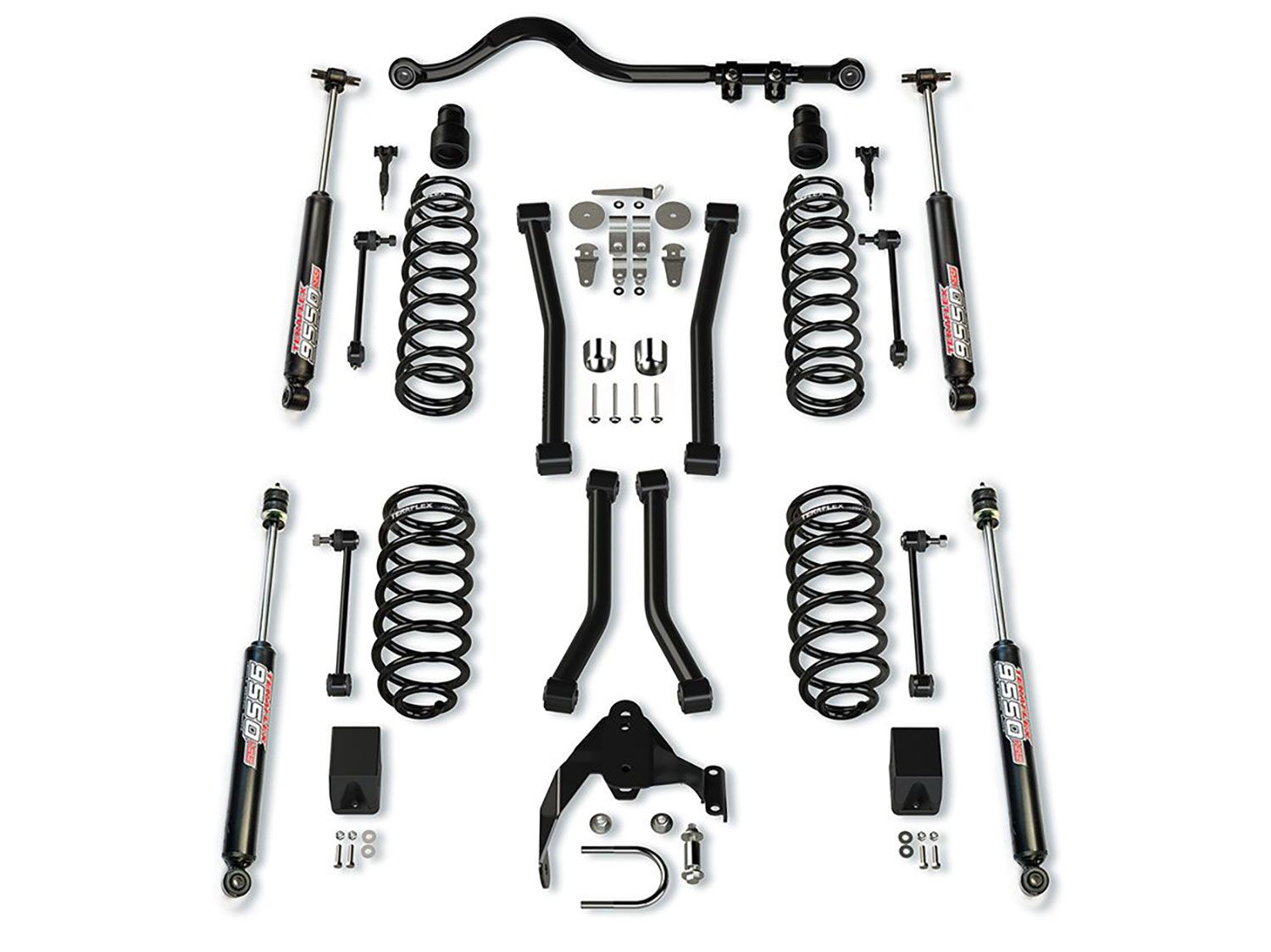 3" 2007-2018 Jeep Wrangler JK 4WD (4-door) Lift Kit w/Sport Control Arms by Teraflex