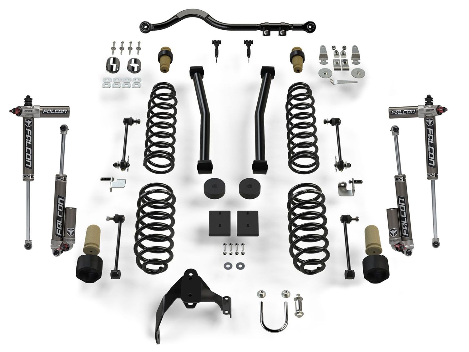 2.5" 2007-2018 Jeep Wrangler JK (4 door) 4WD Sport ST2 Suspension Lift Kit by Teraflex